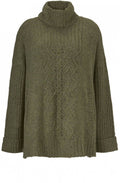 Feodora Olive Oversized Jumper