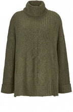 Feodora Olive Oversized Jumper