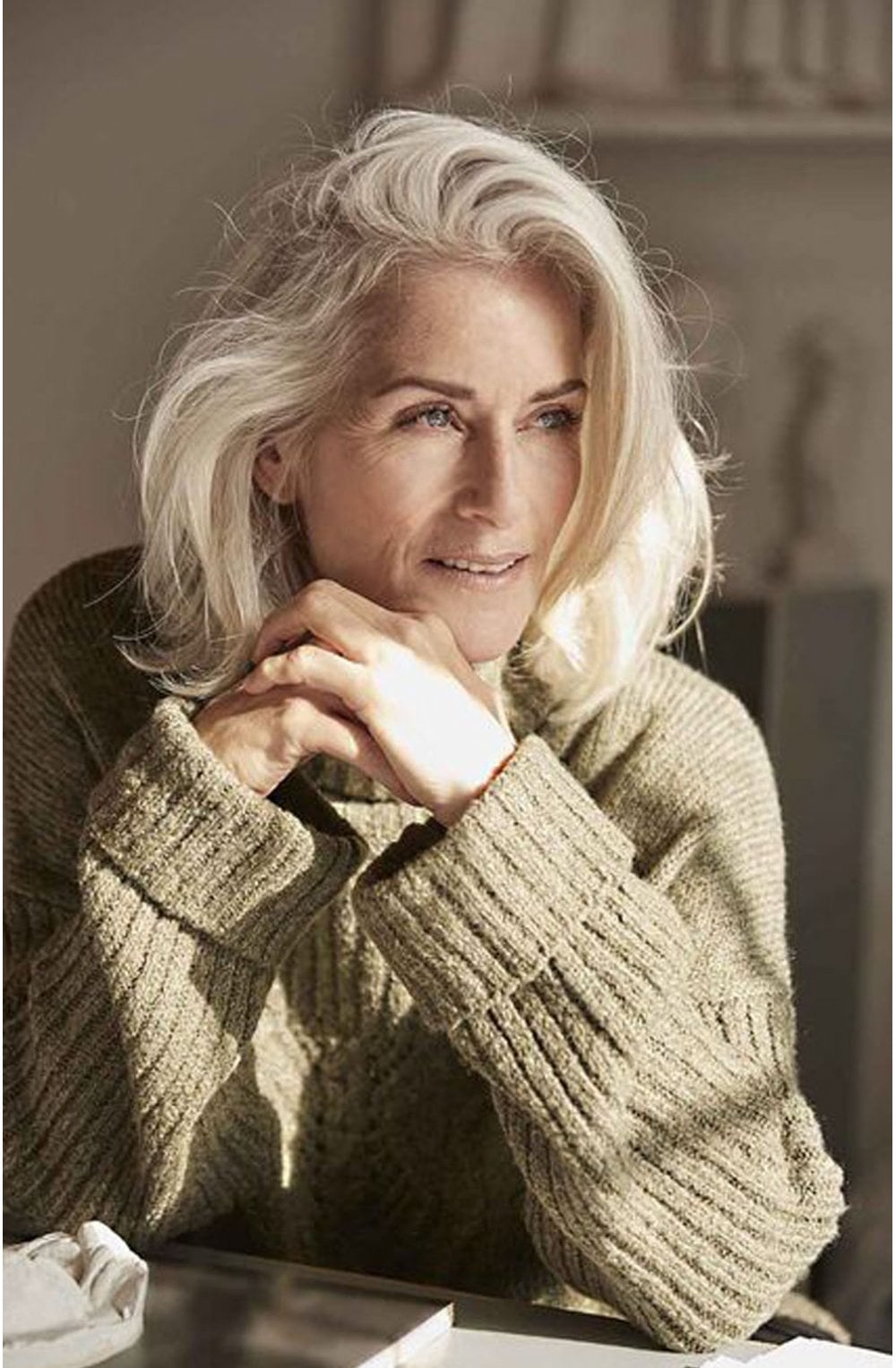 Feodora Olive Oversized Jumper