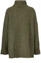 Feodora Olive Oversized Jumper