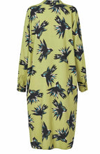 Fern Green Bird Print Nedi Dress