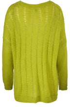 Filiz Limelight Loose Knit Sweater
