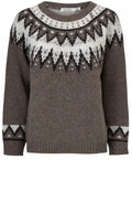 Filiz Patterned Knit Jumper