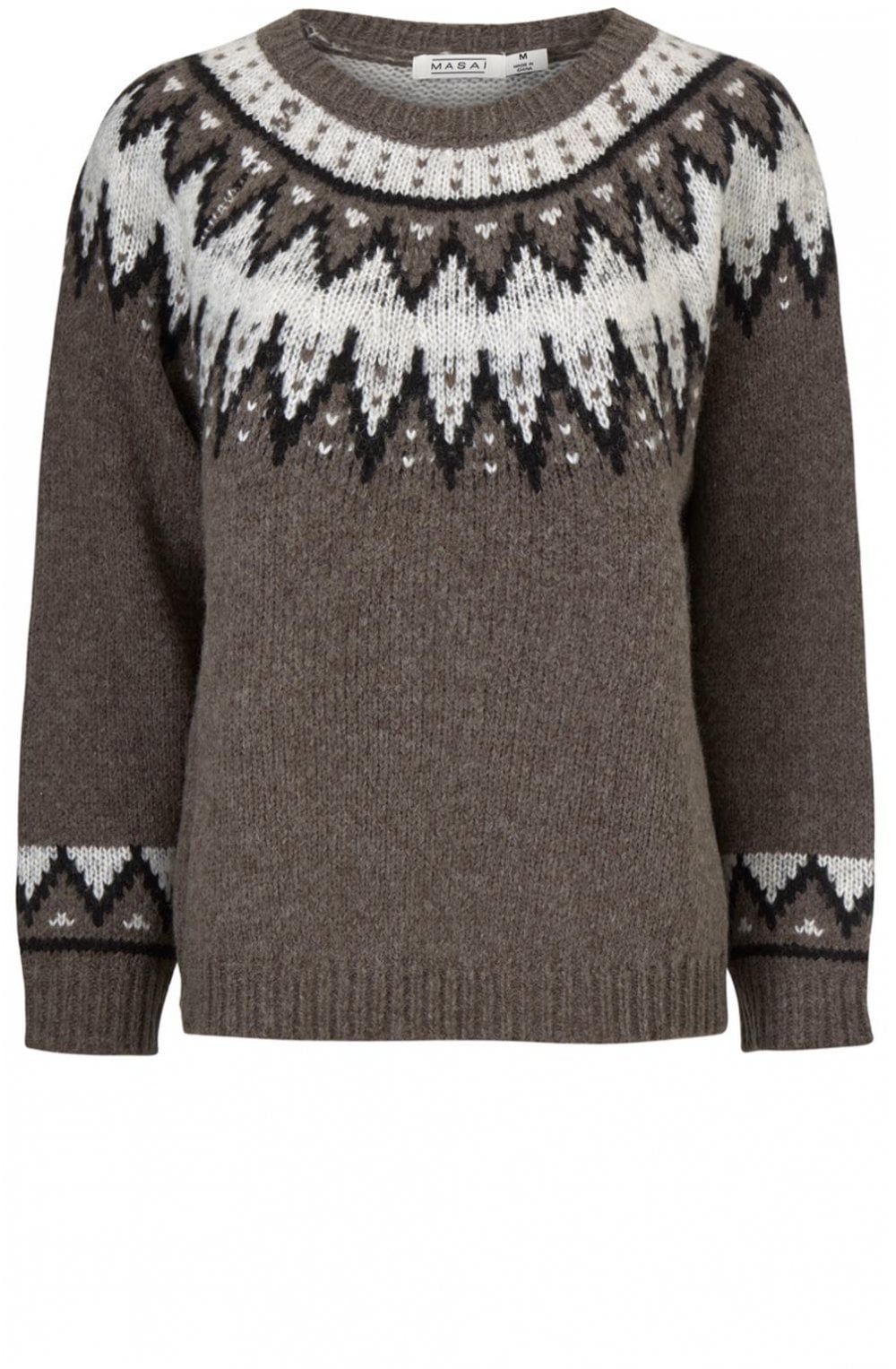 Filiz Patterned Knit Jumper