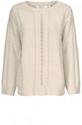Finola Cream Cable Knit Jumper
