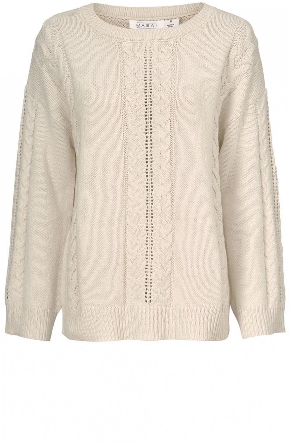 Finola Cream Cable Knit Jumper