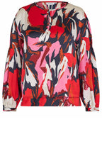 Flame Scarlet Satin Finish Danette Blouse
