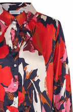 Flame Scarlet Satin Finish Iranai Blouse