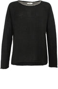 Flora Black Knit Sweater