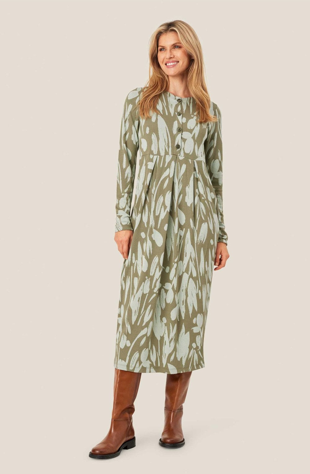 Floral Patterned Nilana Dress