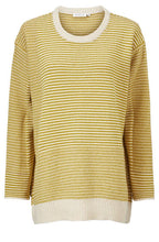 Florini Olive Oil Striped Jumper