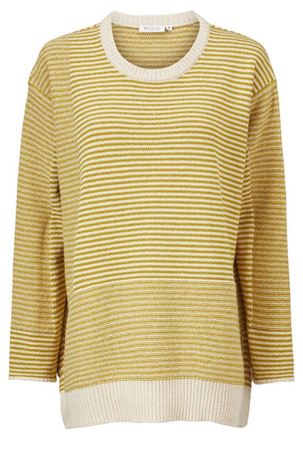 Florini Olive Oil Striped Jumper