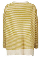 Florini Olive Oil Striped Jumper
