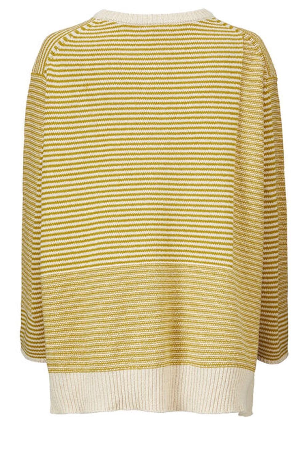 Florini Olive Oil Striped Jumper