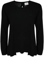 Fortuna Black Knit Sweater