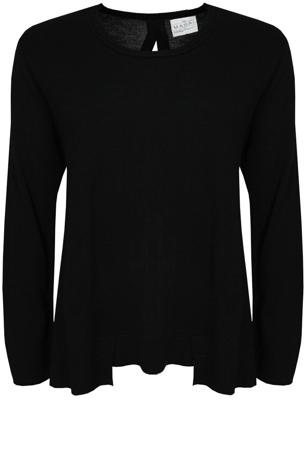 Fortuna Black Knit Sweater