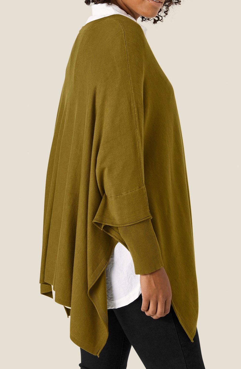 Fosna Fir Green Oversized Jumper