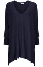 Fosna Navy Oversized Jumper
