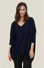 Fosna Navy Oversized Jumper