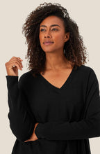 Foxanne Black High Neck Oversized Jumper