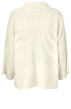 Fran Cream Ribbed Knit Jumper