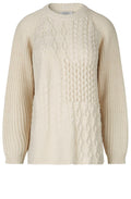 Frola Whitecap Cable Knit Jumper