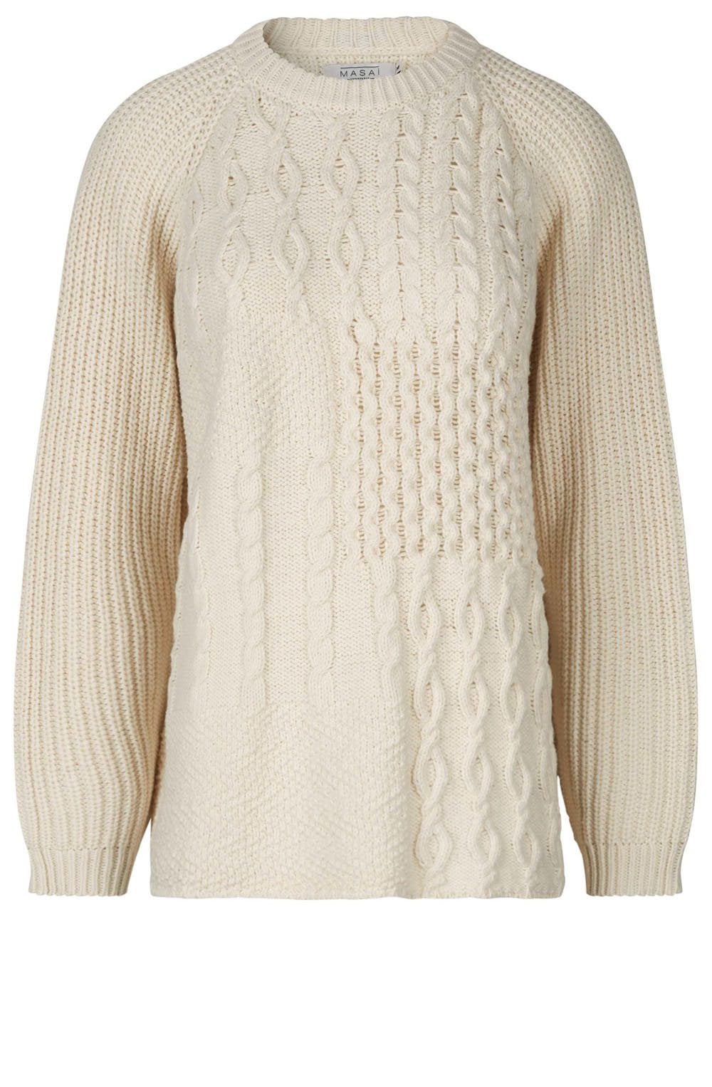 Frola Whitecap Cable Knit Jumper