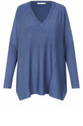 Fronia Ensign Blue Oversized Batwing Jumper