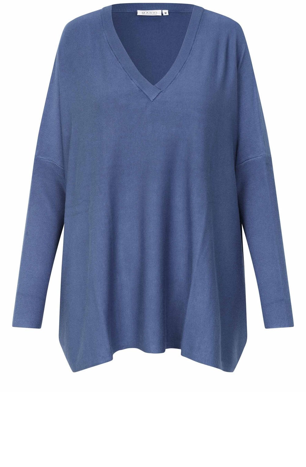 Fronia Ensign Blue Oversized Batwing Jumper