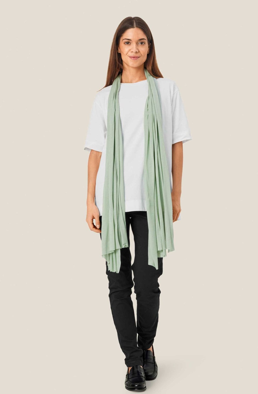 Frosty Green Amega Scarf