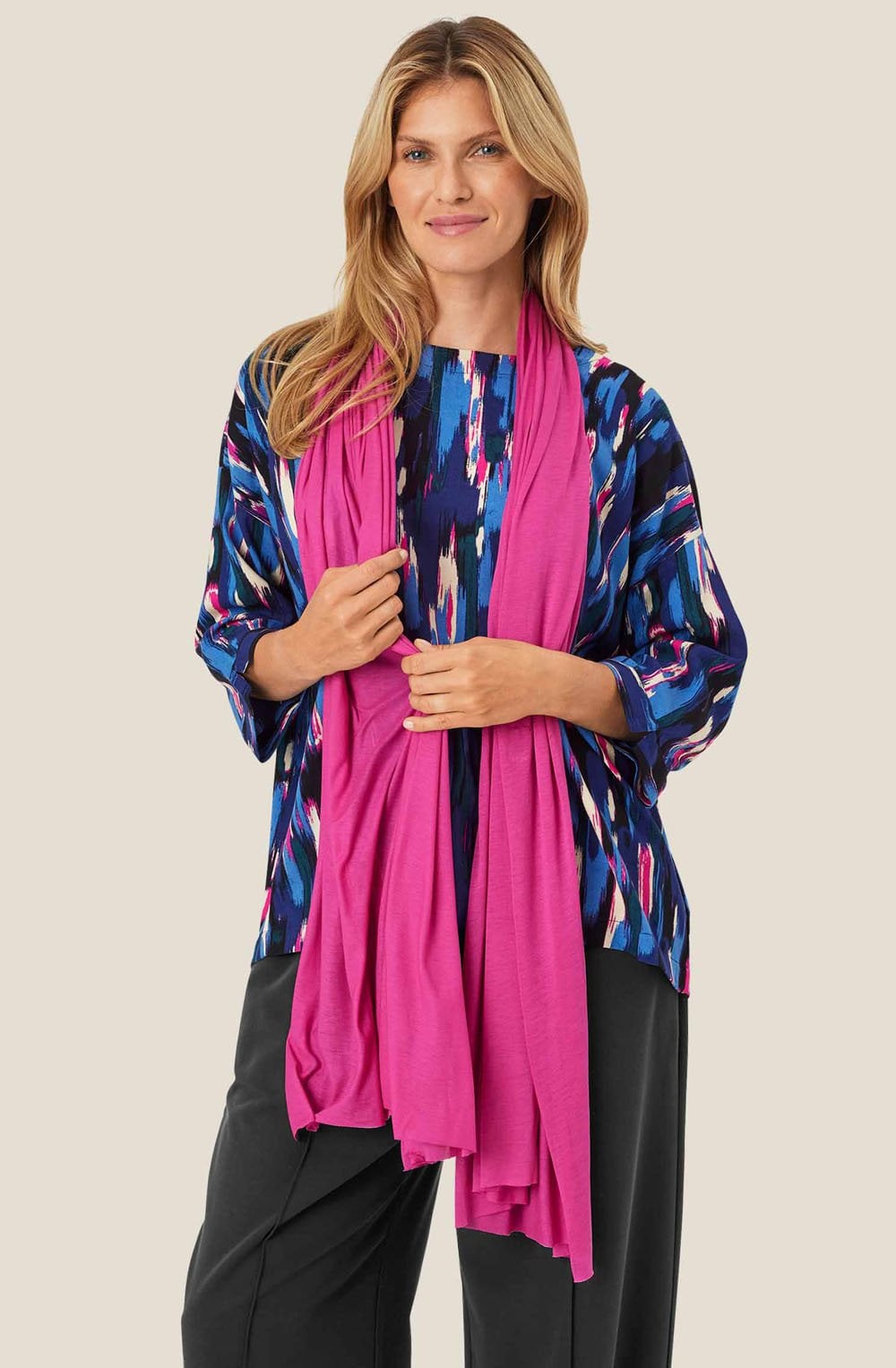 Fuchsia Amega Scarf