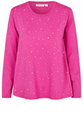 Fuchsia Diamante Badisna Jersey Top