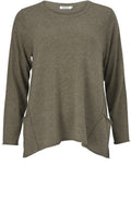 Funda Khaki Knit Sweater