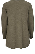 Funda Khaki Knit Sweater