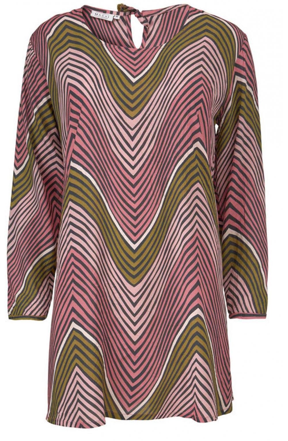Gabini Blush Zig Zag Design Tunic