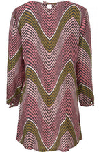 Gabini Blush Zig Zag Design Tunic
