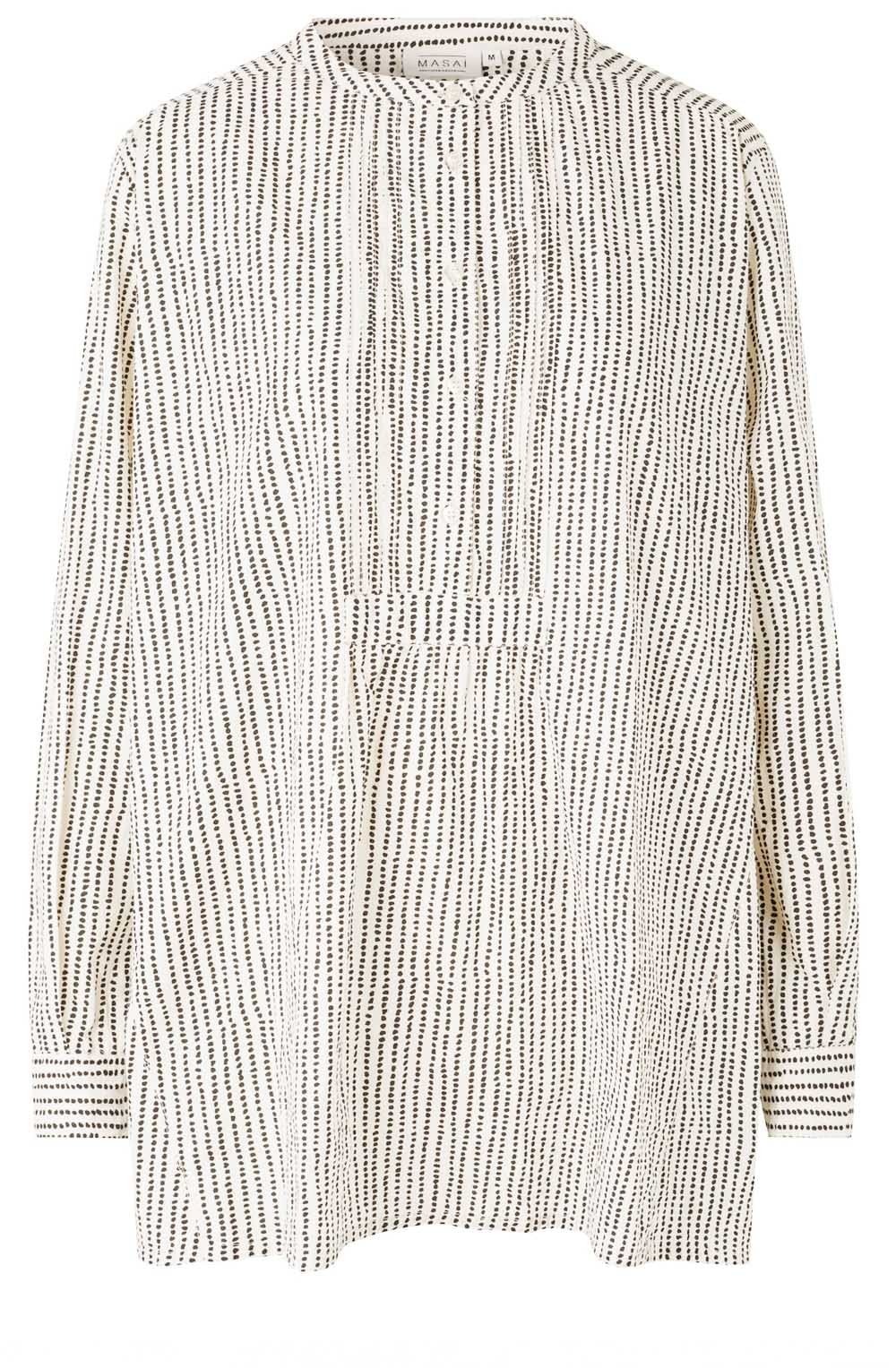 Gabri Black and Off White Tunic