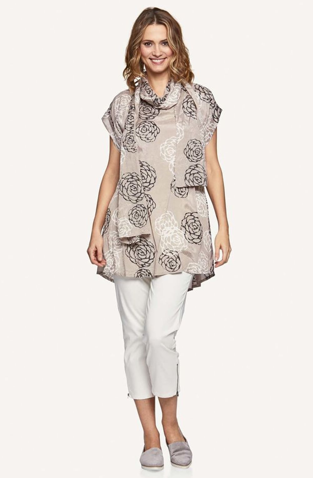 Galina Floral Print Tunic