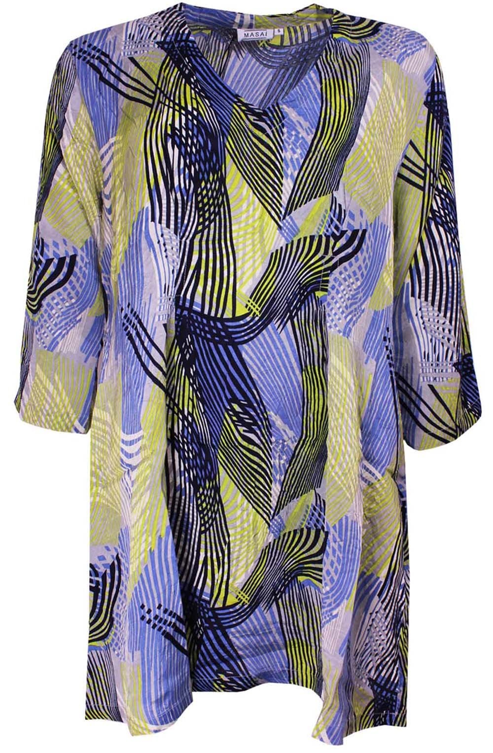 Galit Lime Patterned Tunic
