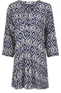 Garland Blue Print Tunic