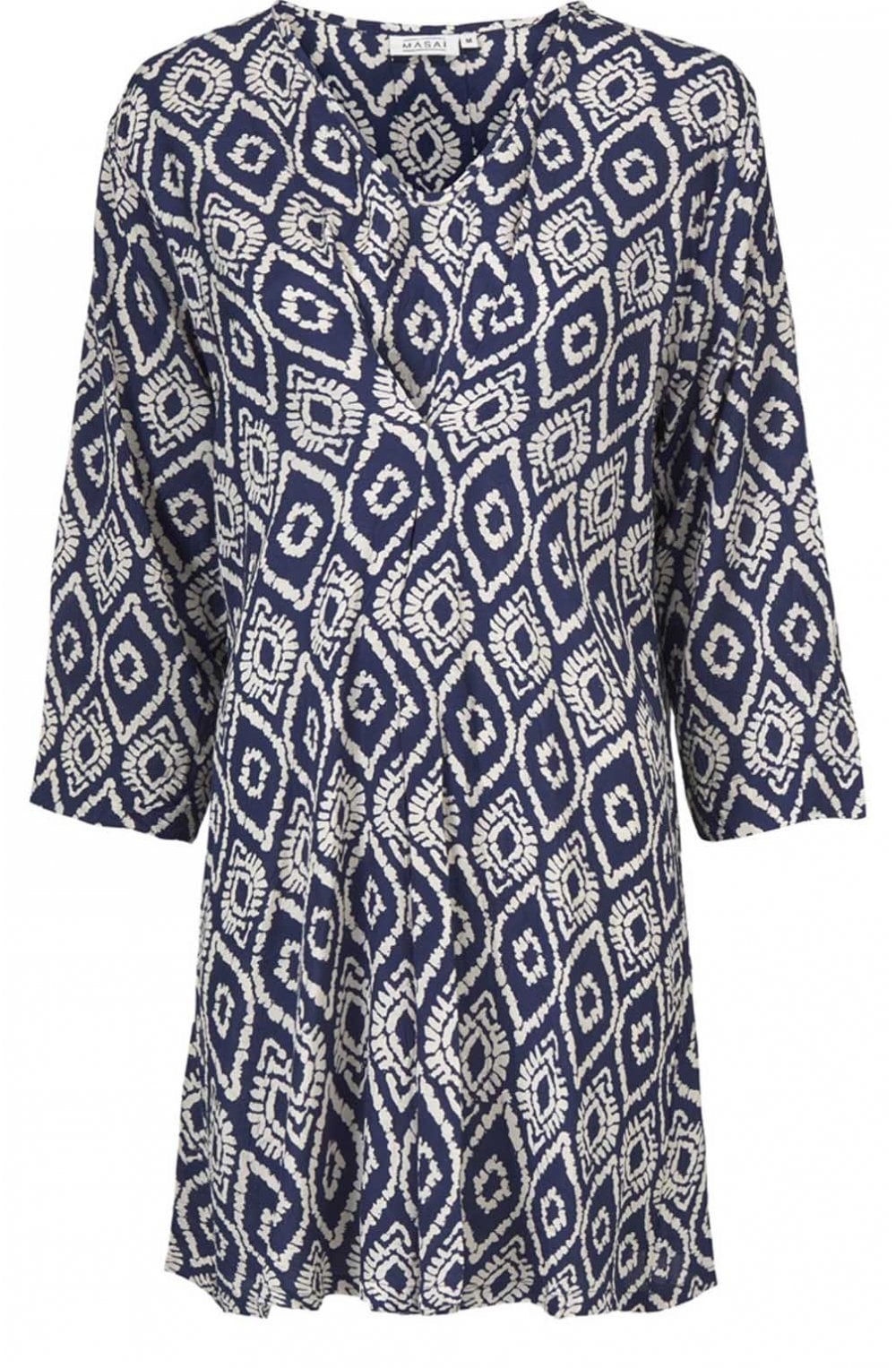 Garland Blue Print Tunic
