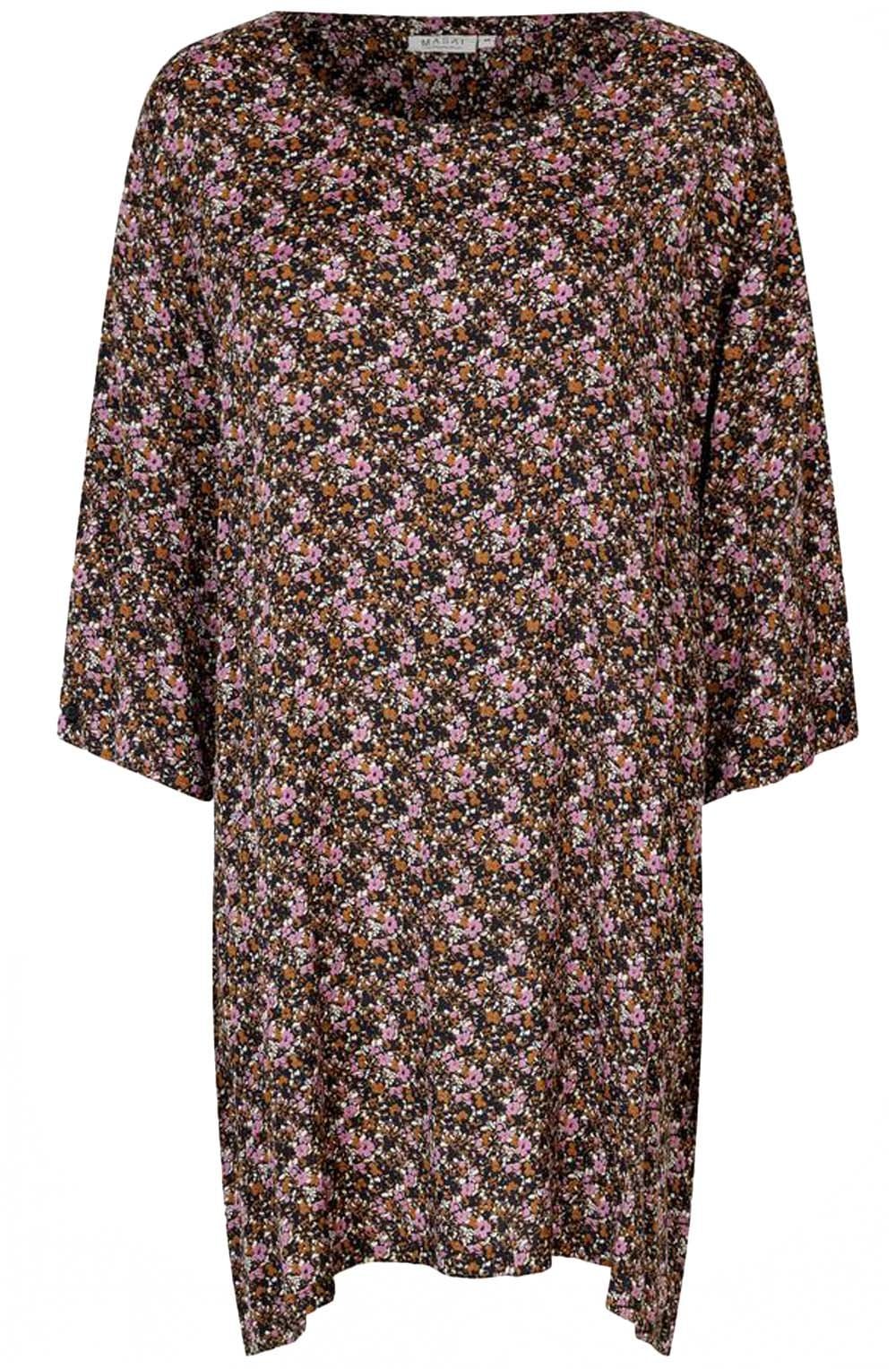 Garnetta Dusky Orchid Floral Print Tunic