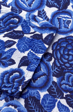 Garnetta Greek Blue Floral Tunic