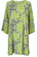 Garnetta Peridot Floral Tunic