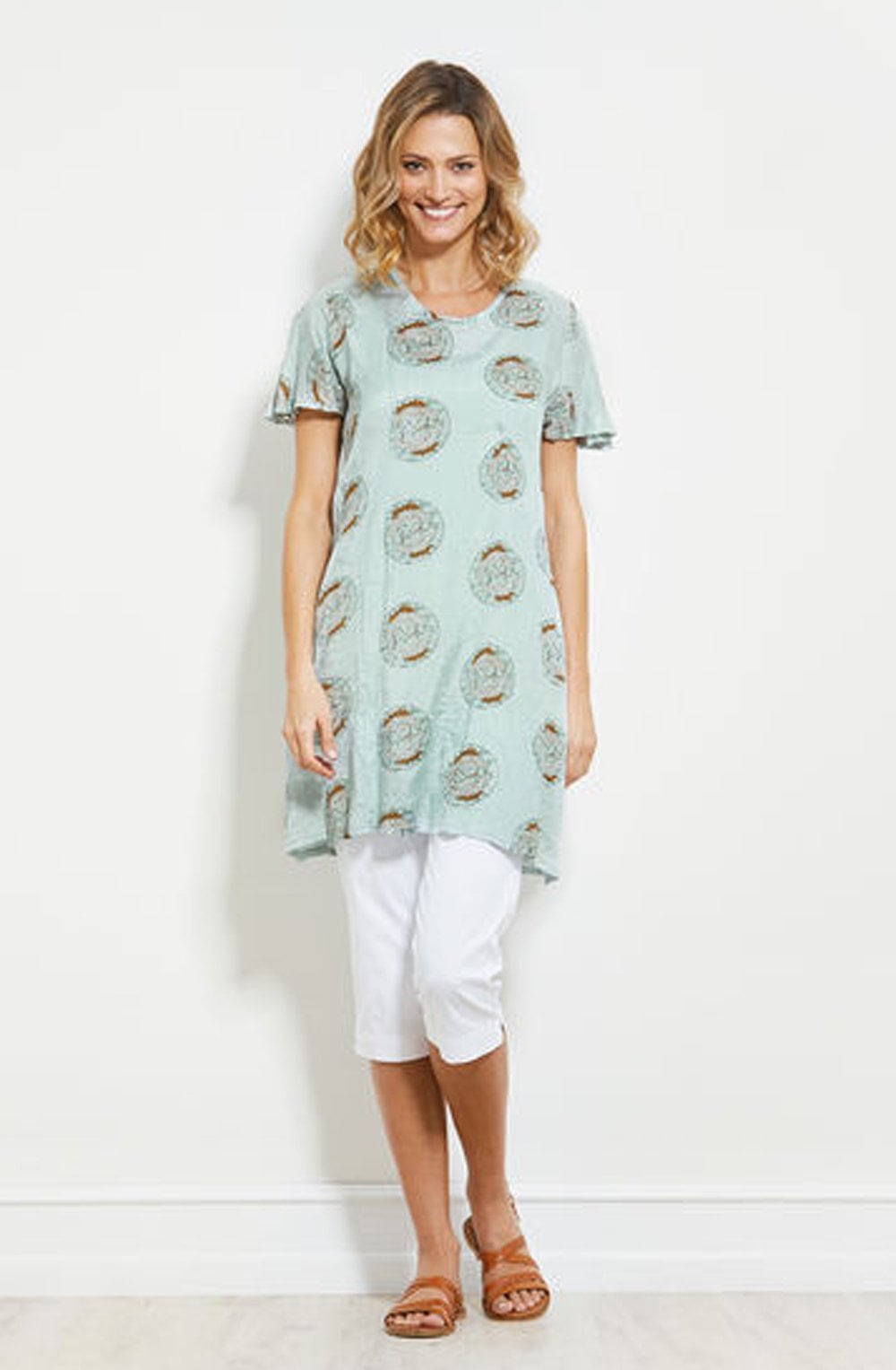 Gaynor Bird Print Tunic
