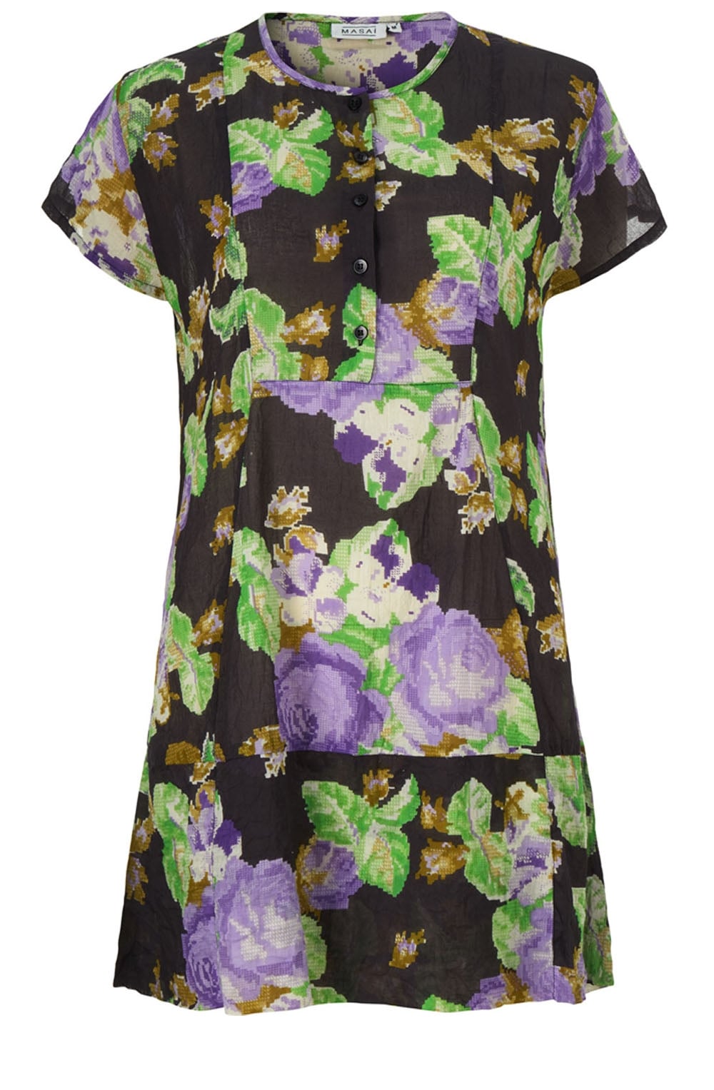 Ge Abstract Floral Print Tunic