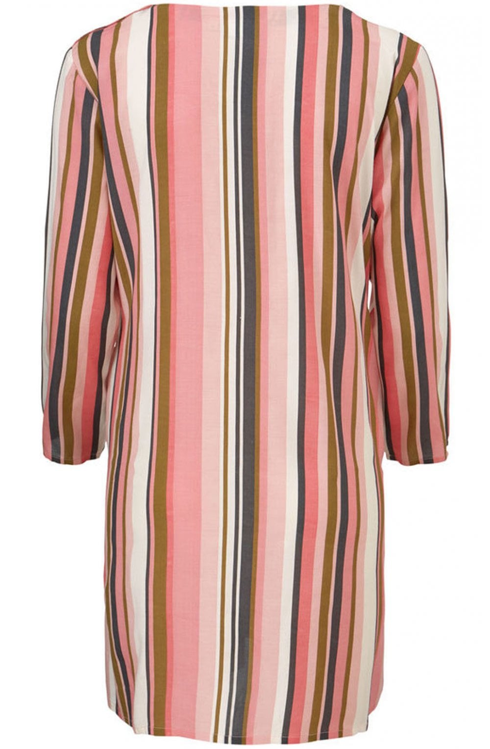 Gealma Blush Candy Striped Tunic