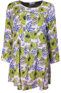 Gean Lime Original Floral Tunic