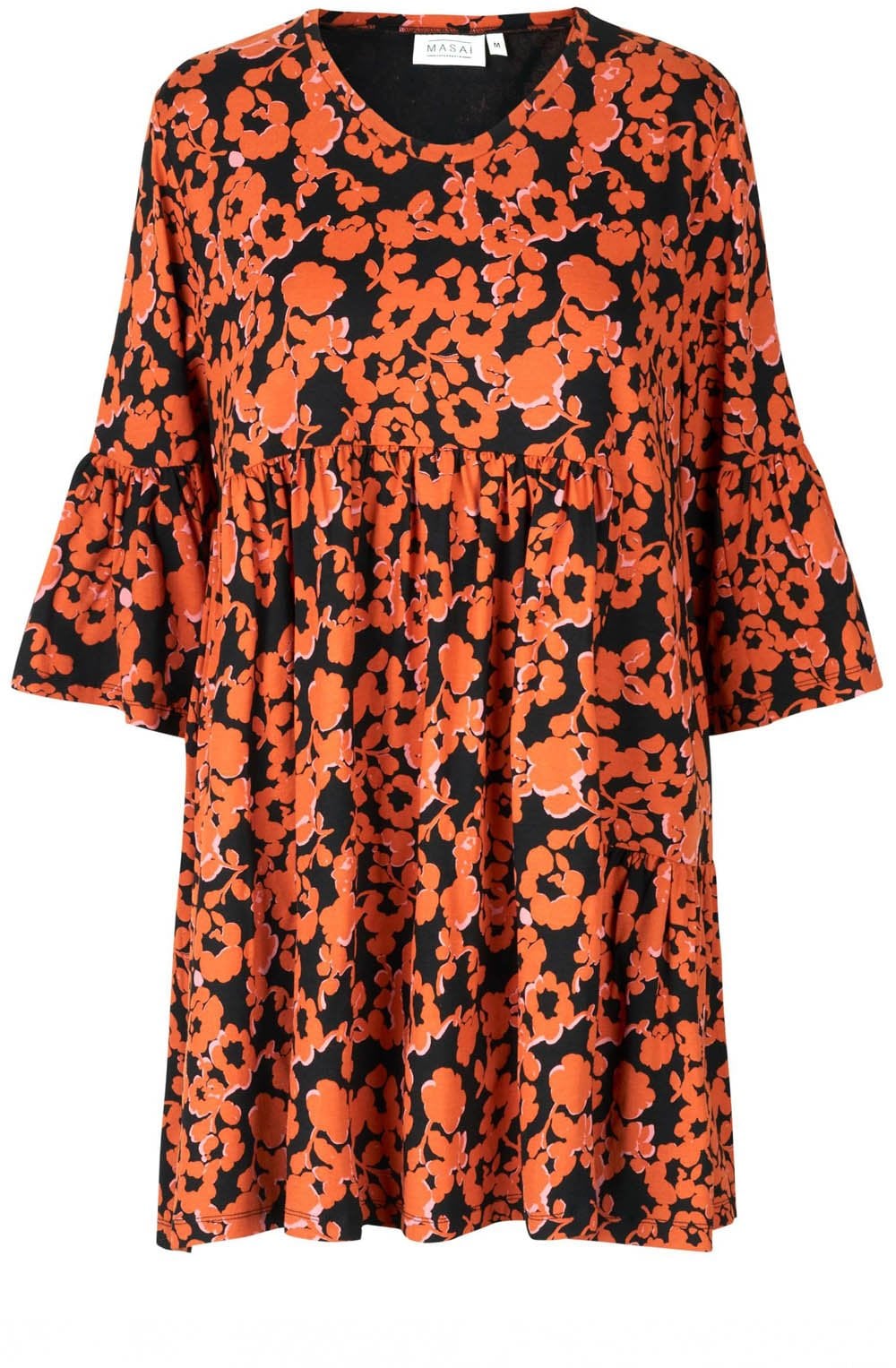 Gecia Potters Clay Bell Sleeve Dress