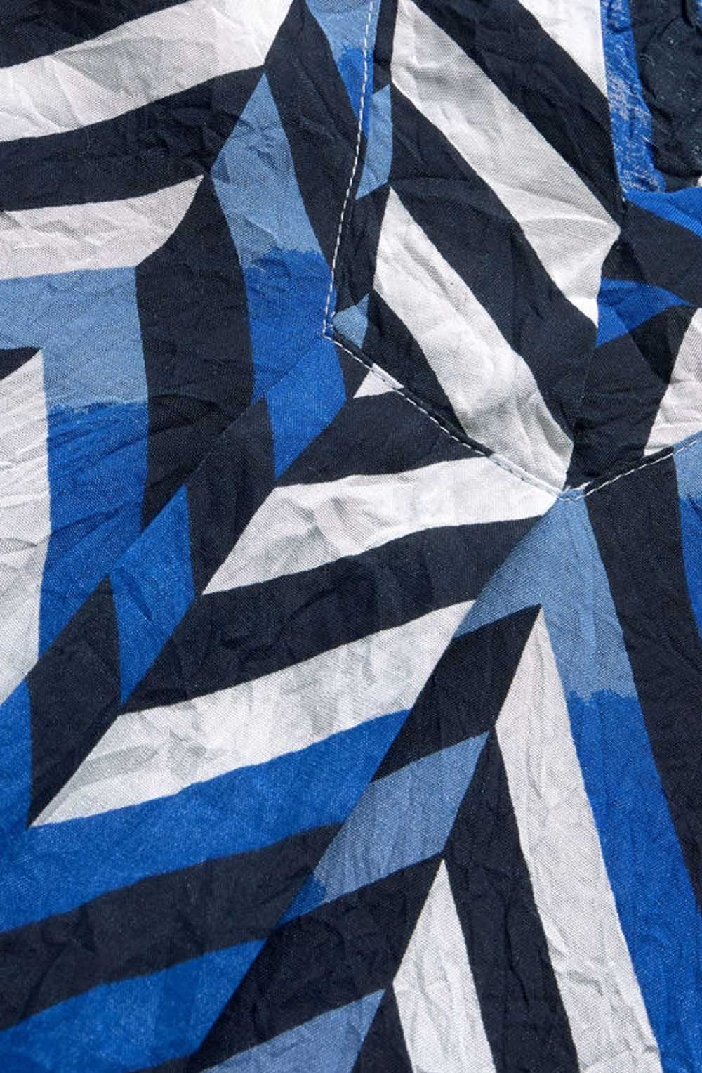 Gelsa Greek Blue Stripe Design Tunic